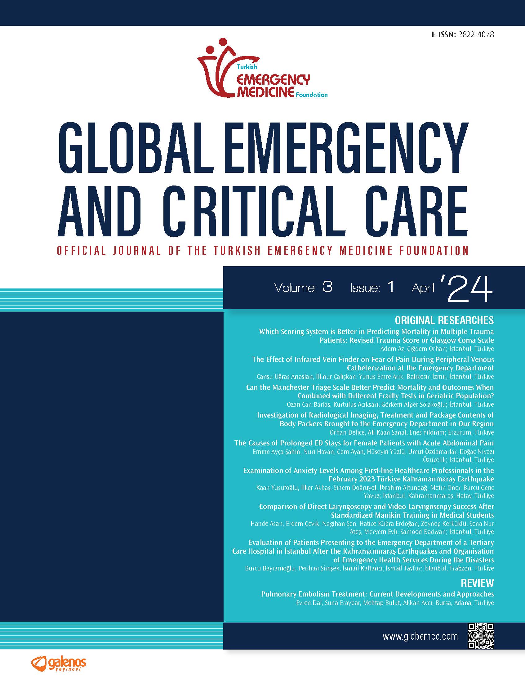 Global Emergency and Critical Care – Issue cover